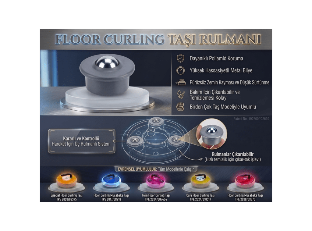 Floor Körling Taşı Rulmanı (316 Krom Çeliği)