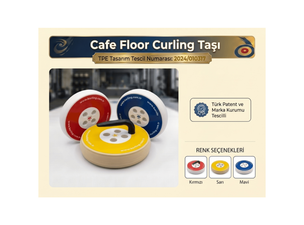Cafe Floor Curling Taşı